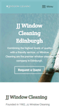 Mobile Screenshot of jjwindowcleaning.co.uk